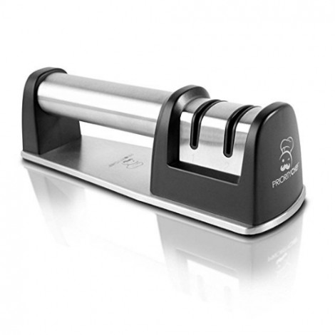 PriorityChef Knife Sharpener for Straight and Serrated Knives