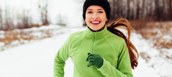 winter running beanie