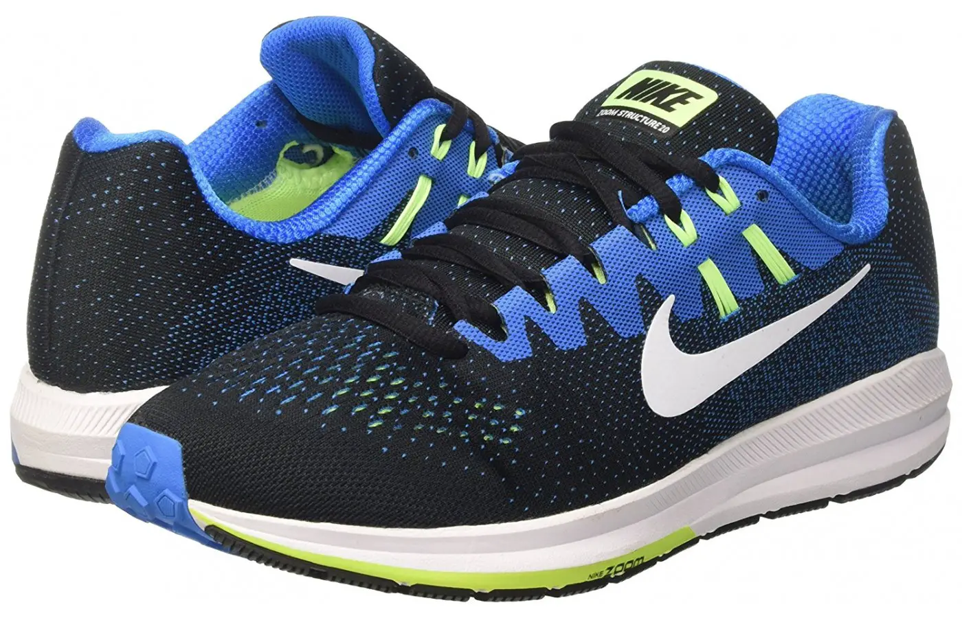 Pair of the Nike Air Zoom Structure 20 running shoe