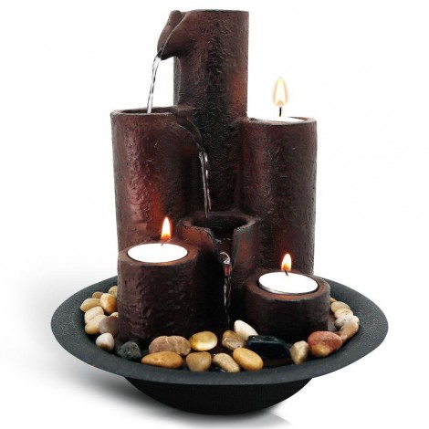 3. SereneLife 3-Tier Waterfall