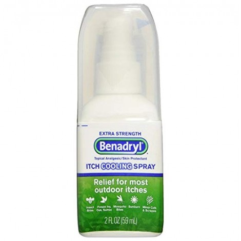 1. Benedryl Itch Relief Spray