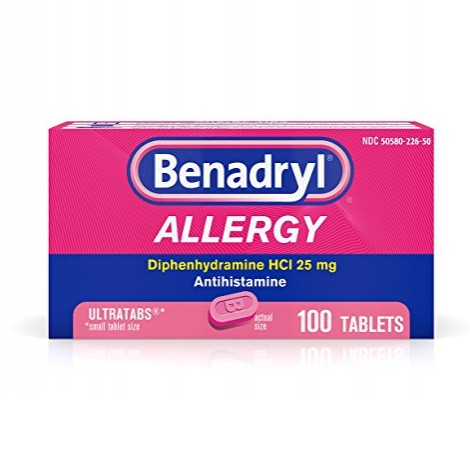 8. Benedryl Ultratabs Relief