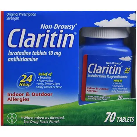 9. Claritin Non-Drowsy Tablets
