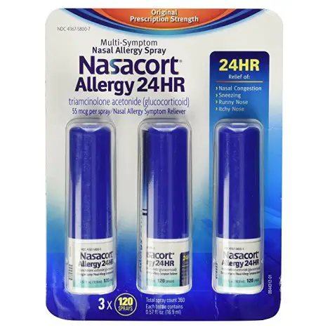 4. Nasacort 24hr Nasal Spray
