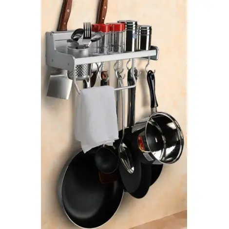 10. Wall Pot Pan Rack