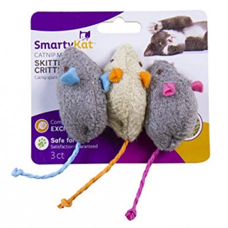 8. SmartyKat Catnip Mice