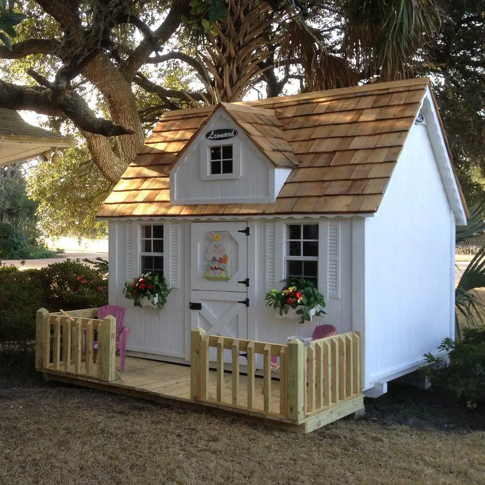 outdoor child's playhouse