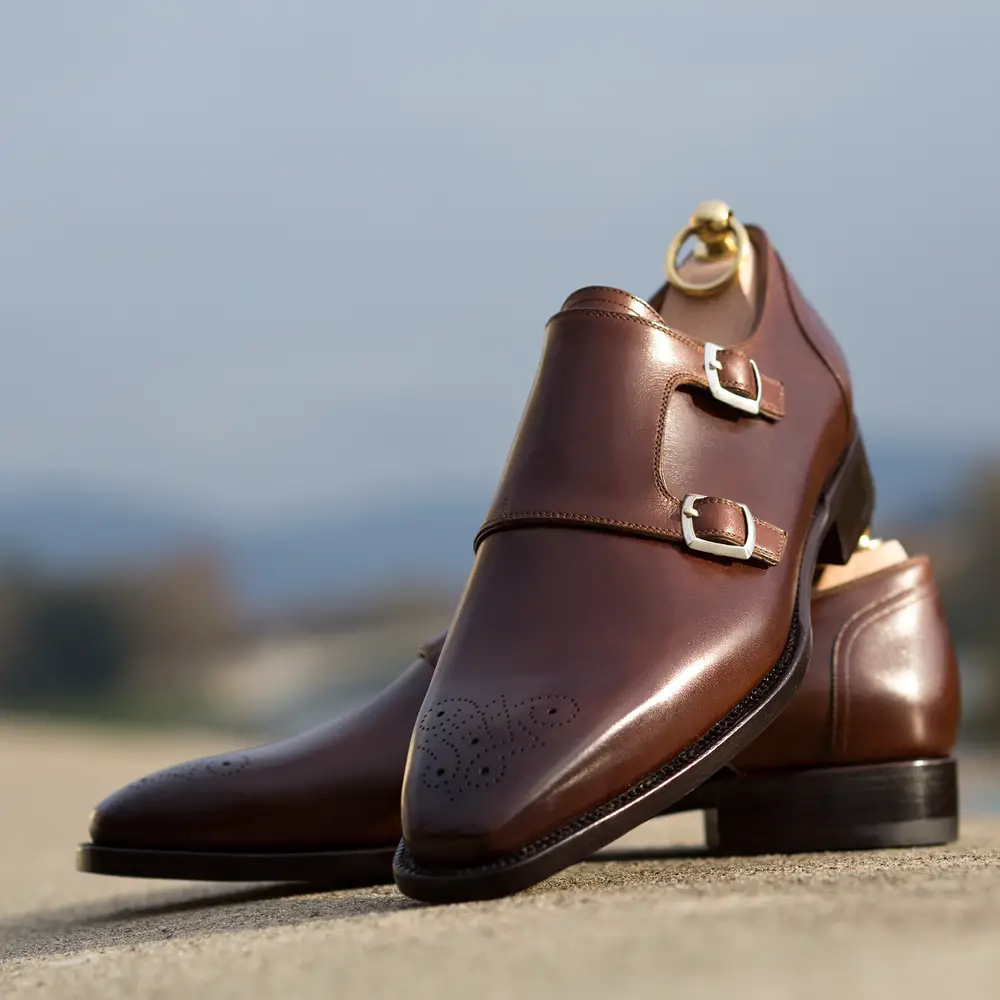 black leather shoe care