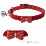 Expawlorer Red Velvet Cat Collar