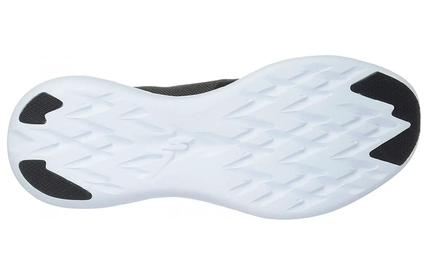 Rubber pads at the toe and heel protect and add grip.
