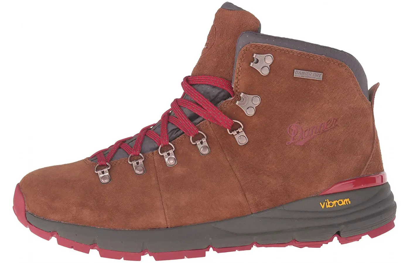 This Mountain 600 has a suede upper, but there are also styles in traditional leather.