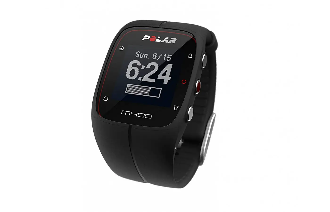 Polar M400 displays the time and date when not using for tracking