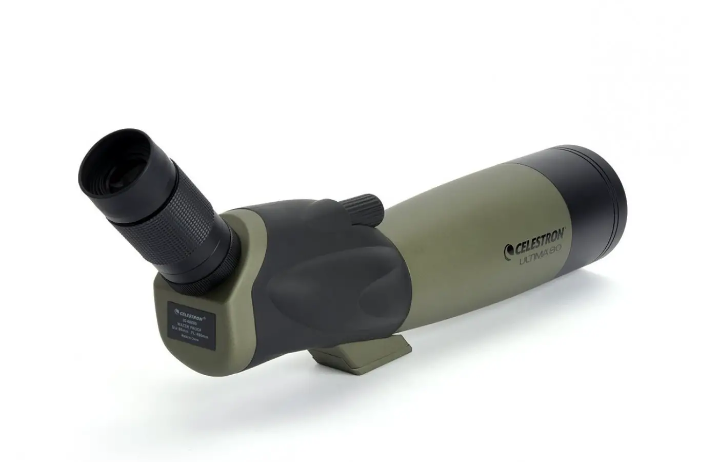 The Celestron Ultima 80 offers 80 mm refractor spotting. 