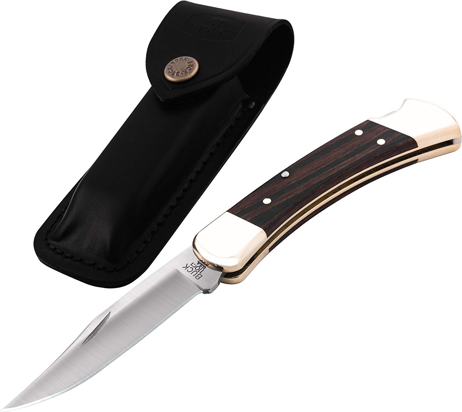 Depending on your point of acquisition, it may come with a belt-loop leather sheath with snap-closure.