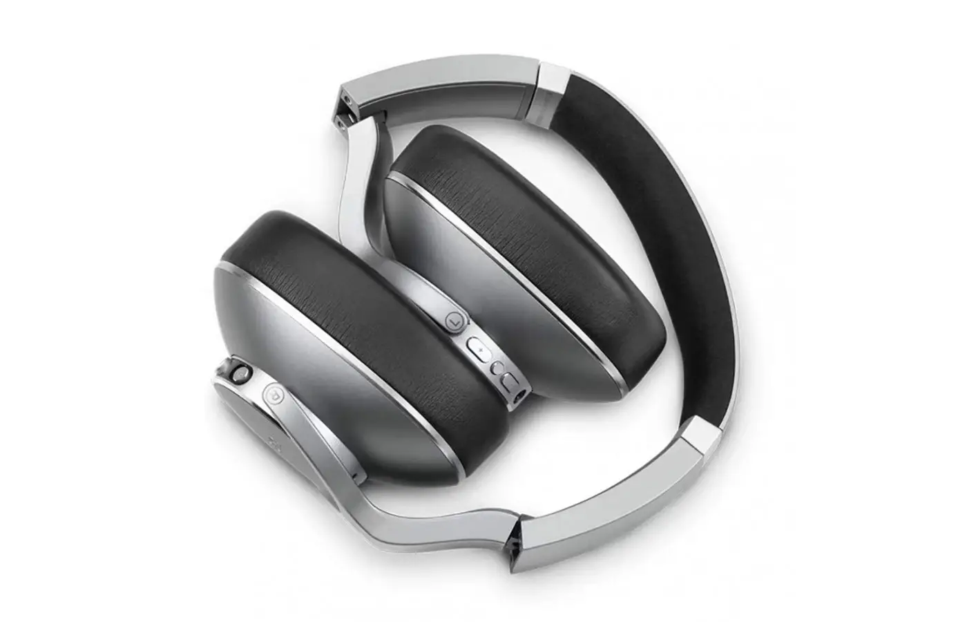 The refined look of the headphones is created by the use of subdued but durable materials. 
