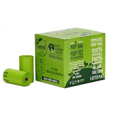 UNNI 100% Compostable Pet Poop Bags