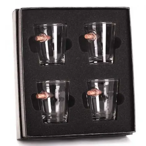 .308 Bullet Shot Glass Set