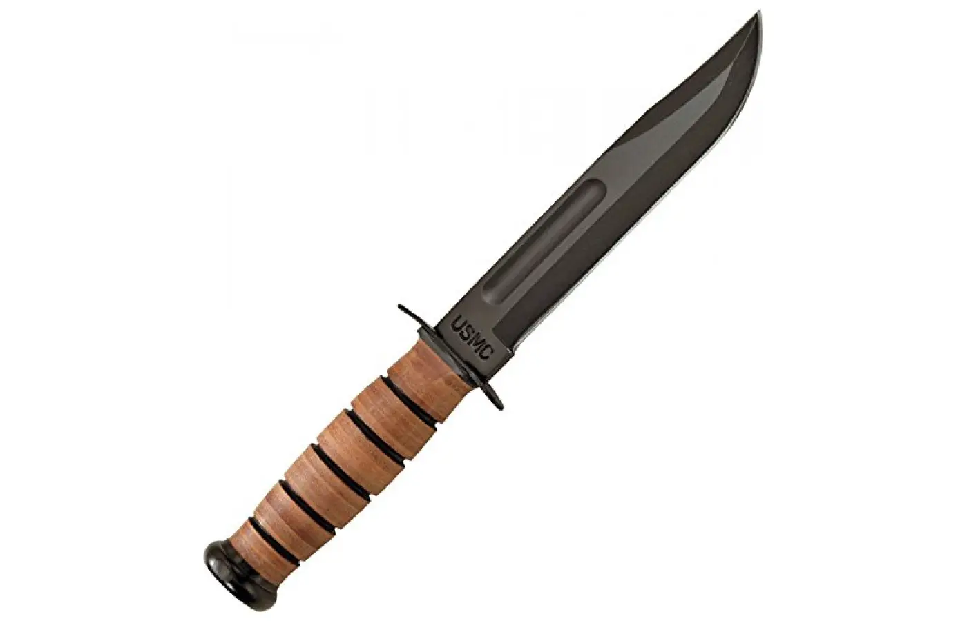 The Ka-Bar USMC is a 7-inch full tang survival knife.