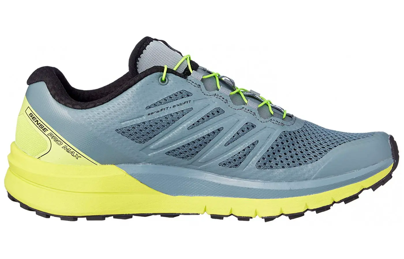 The Salomon Sense Pro Max is made breathable with the mesh construction. 