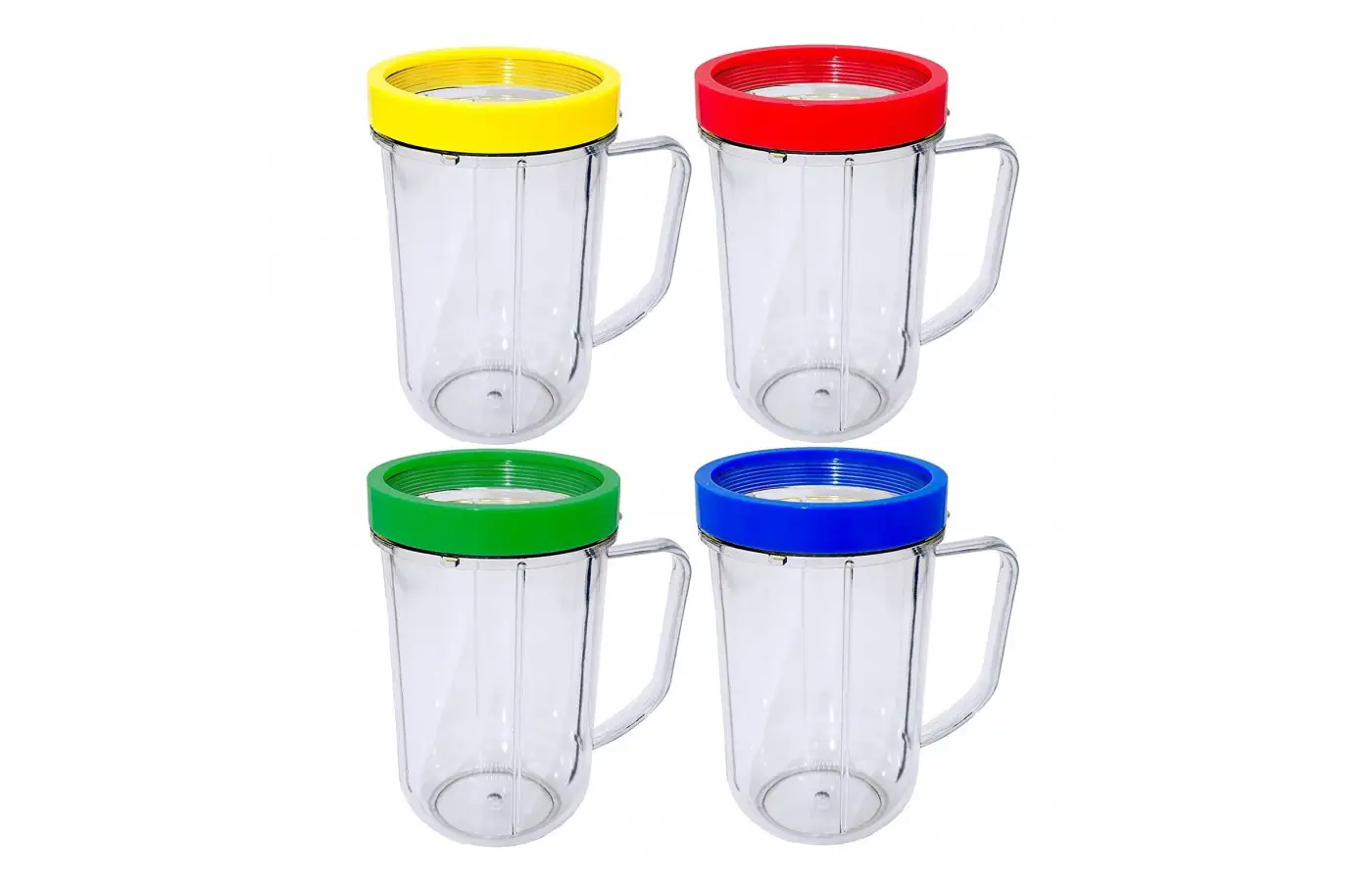 The Magic Bullet offers lip rings on their cups for a more comfortable sipping experience.