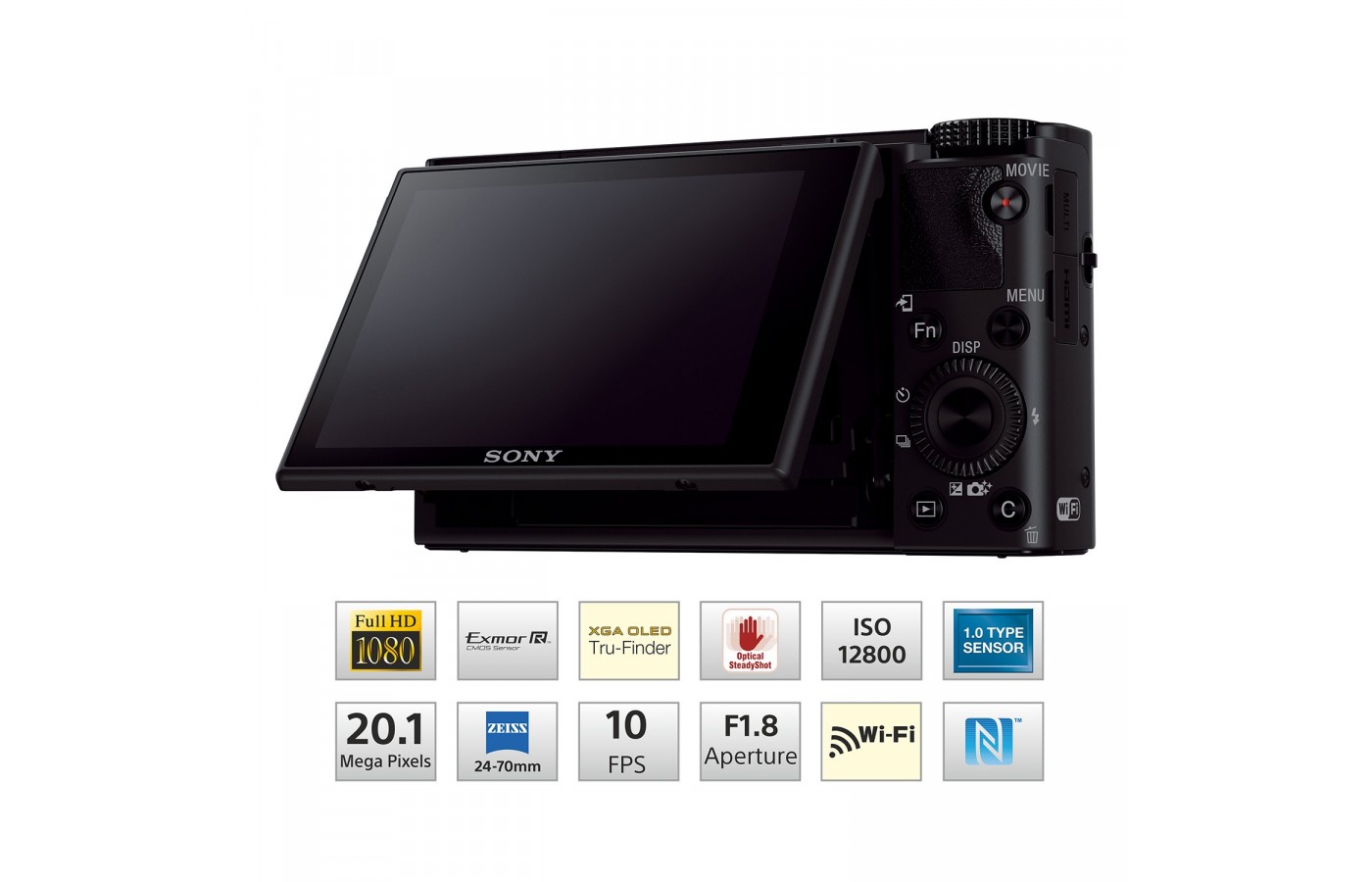 Sony has not put touchscreens on their cameras.