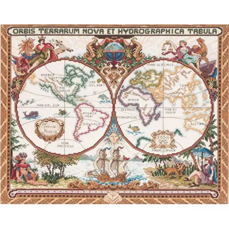Janlynn Olde World Map