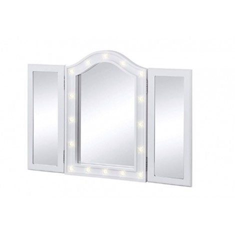 Best Choice Products Lighted Tabletop Tri-Fold Vanity Mirror