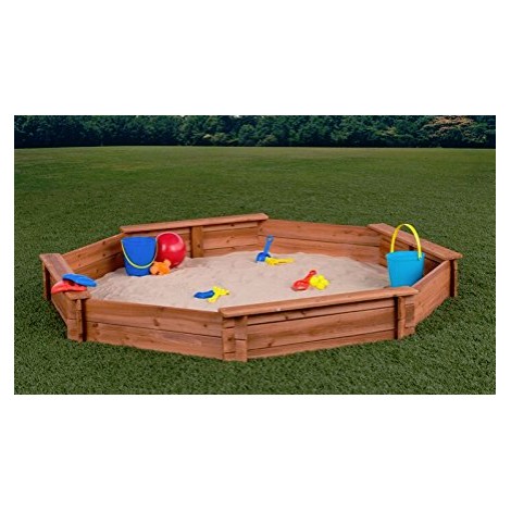 CREATIVE CEDAR DESIGNS Octagon Wooden Sandbox