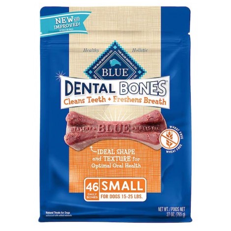 Blue Buffalo Blue Regular Bones Dog Dental Chews