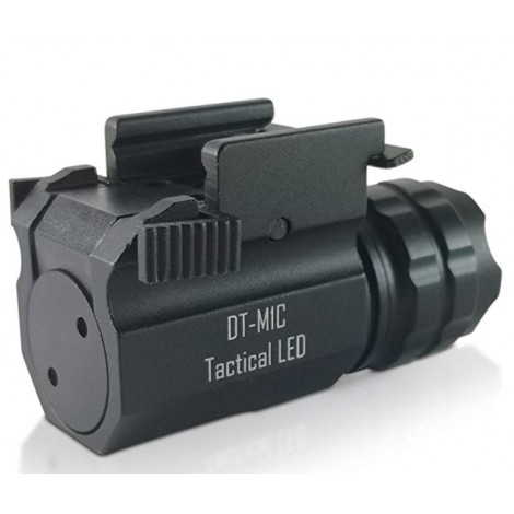 DefendTek Compact Tactical LED Rail Mounted Gun Flashlight