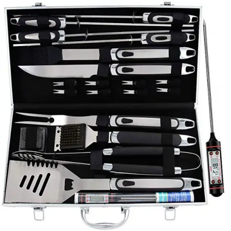 ROMANTICIST 21pc BBQ Grill Accessories Set