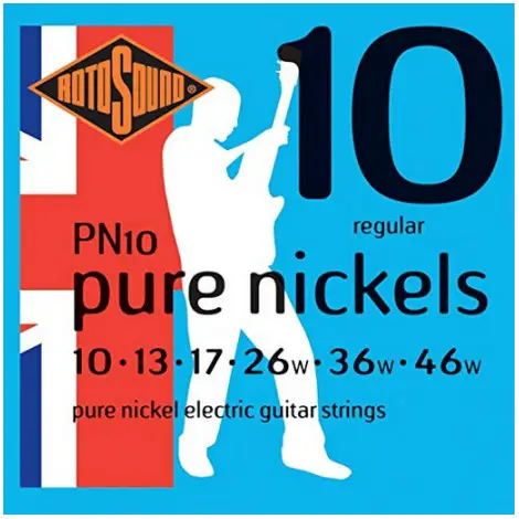 Rotosound PN10 Pure Nickel Electric Guitar Strings (10-46)