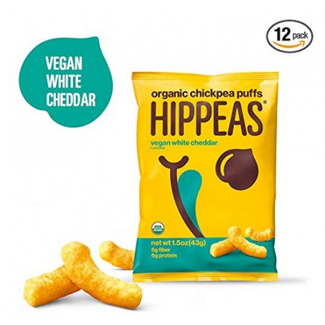 Hippeas Organic Chickpea Puffs Gluten Free Snacks for Kids