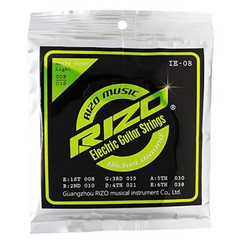 3Set/pack RIZO IE-08 Electric guitar strings Nickel