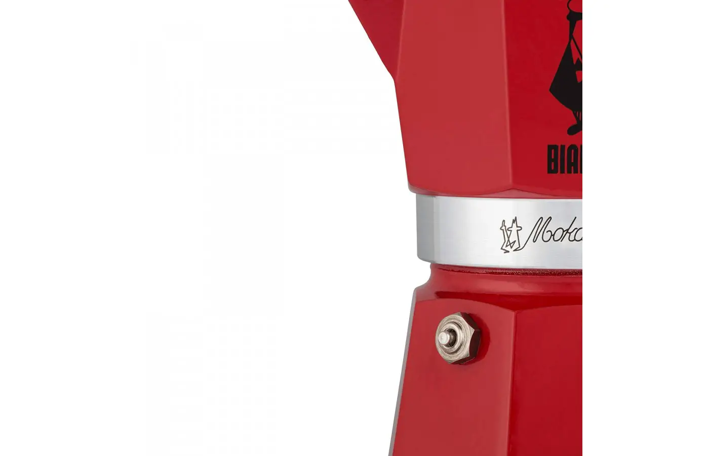 The Bialetti Moka Express offers a patented safety valve for protection and ease of mind.