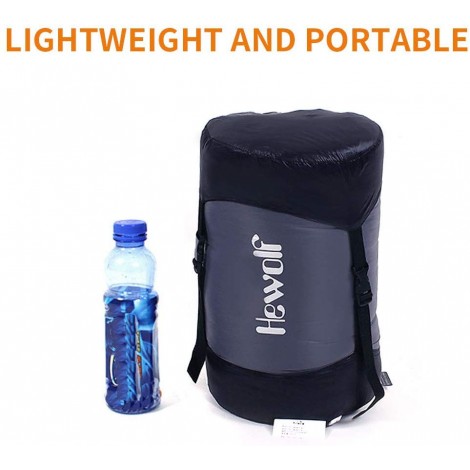 hewolf lightweight compact down sleeping bag portable