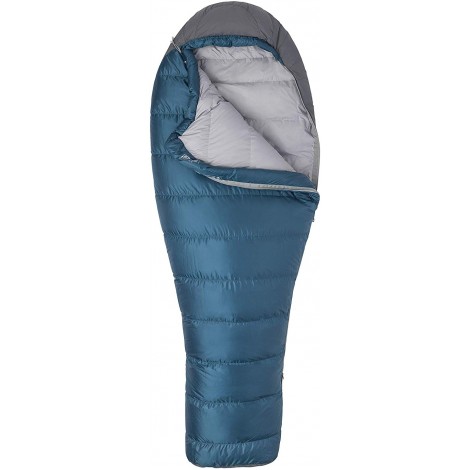 marmot ironwood 20 mummy down sleeping bag blue