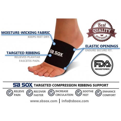 SB SOX Compression Sleeves Tools for Arch Support