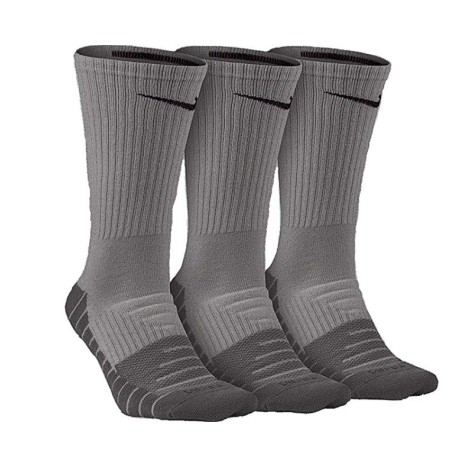 nike max cushion crew crossfit socks grey