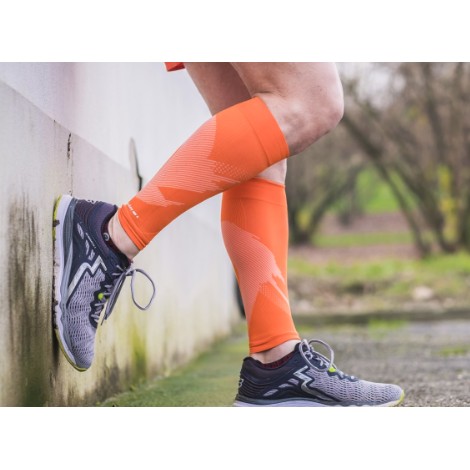 rockay blaze calf compression sleeve winter running gear side view