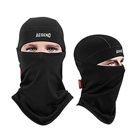 aegend balaclava winter running gear black