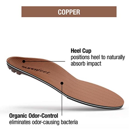 Superfeet Copper Personalized Comfort Tools for Arch Support