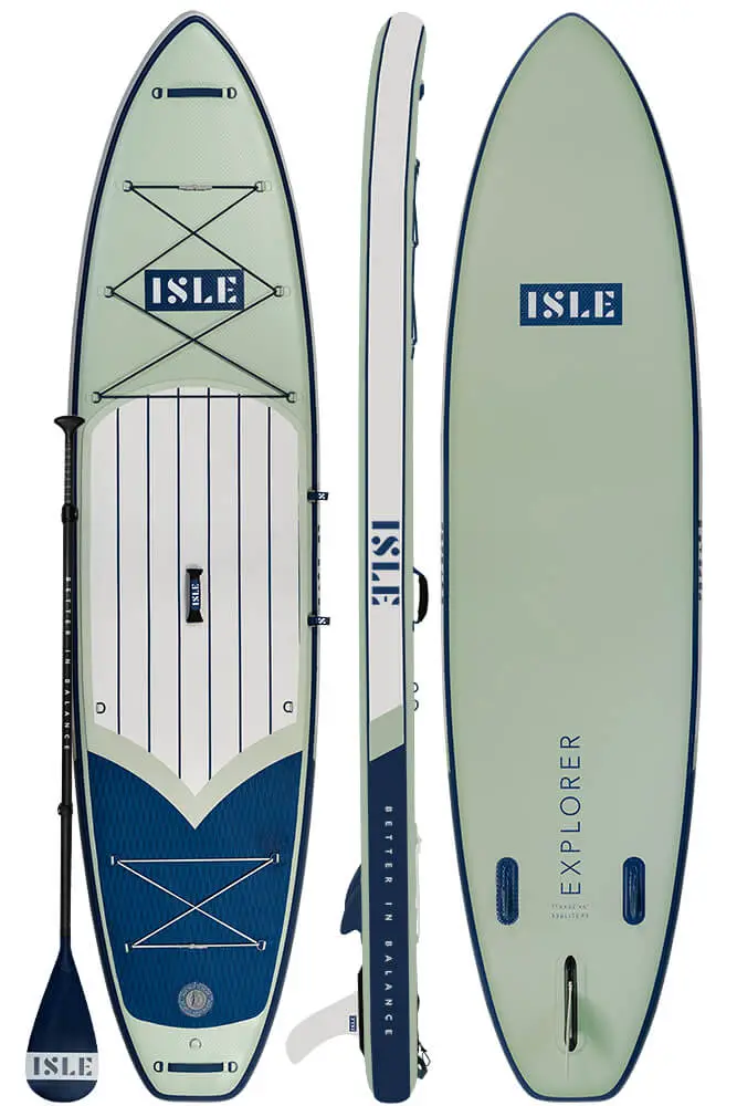 Isle Explorer Inflatable SUP Board Green