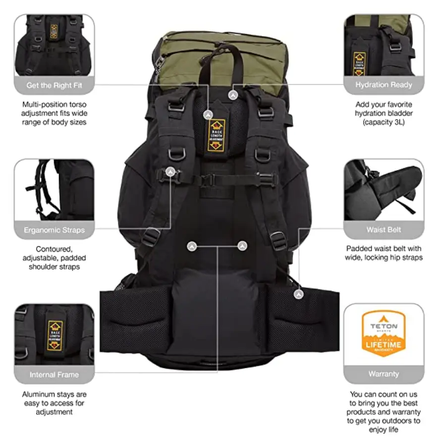 TETON Sports Scout 3400 Backpack 