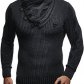 Leif Nelson Faux Leather Pullover