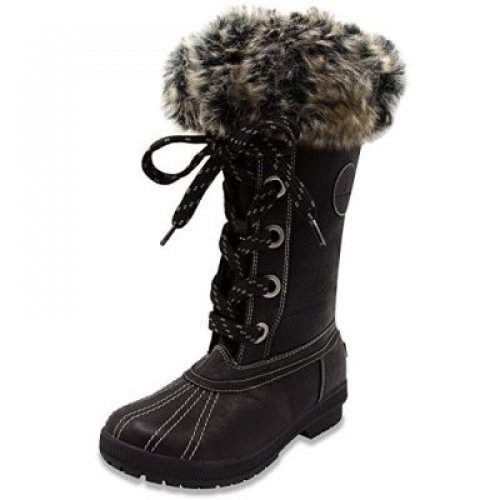 London Fog Melton Snow Boots