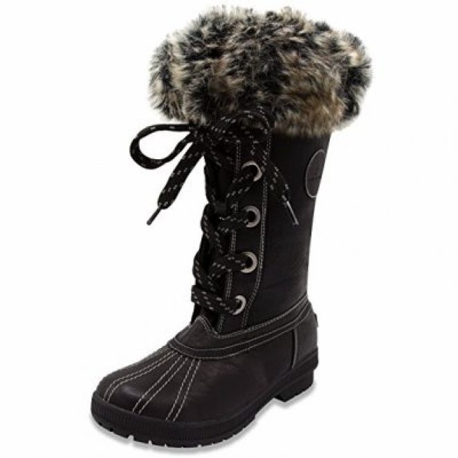 London Fog Melton Snow Boots