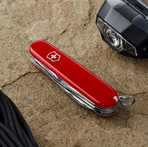 Victorinox Original Swiss Army Climber Pocket Knife on Display