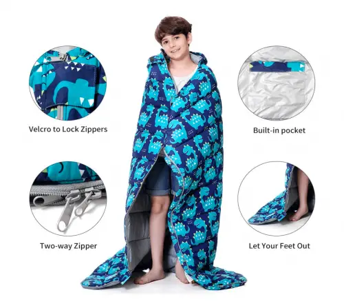 Kowell Kids Sleeping Bag for Camping Specs