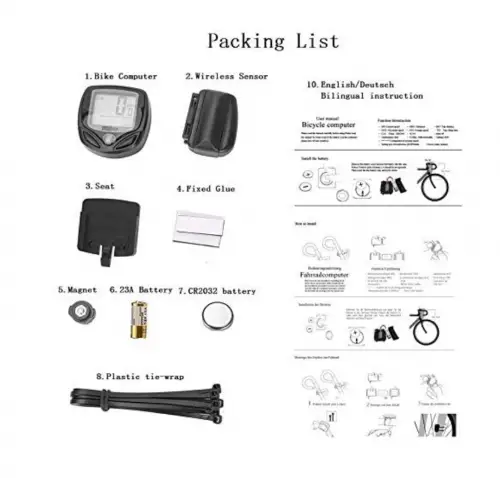 SOON GO Bike Speedometer specs 2